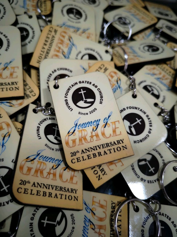 MDF Wooden Keychains