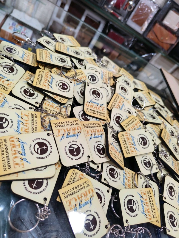 MDF Wooden Keychains