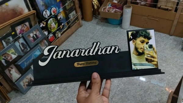 Name plate With Photo for Desk - Regular Price