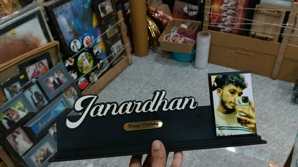 Name plate With Photo for Desk - Regular Price