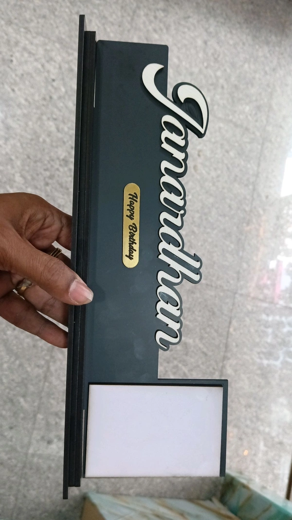 Name plate With Photo for Desk - Regular Price