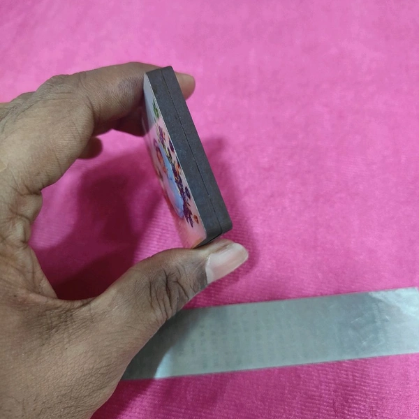 Mini MDF Fridge Magnet - Square Shape - Regular Price