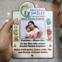 Personalized Pre-School Graduation MDF Photo Frame – Soulful Smiles Theme - 50 Qty