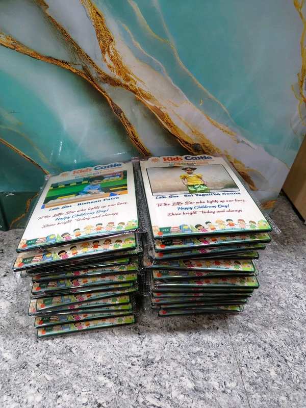 Personalized Pre-School Graduation MDF Photo Frame – Kids Castle Theme - 50 Qty