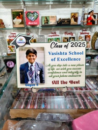 Customized Graduation MDF Photo Frame - Vasishta School of Excellence - 50 Qty