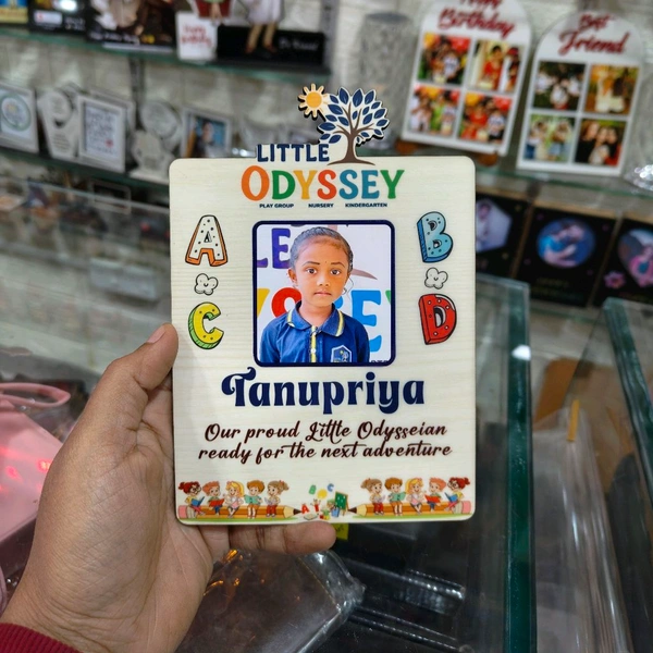 Personalized Pre-School Graduation MDF Photo Frame – Little Odyssey Theme - 200 Qty