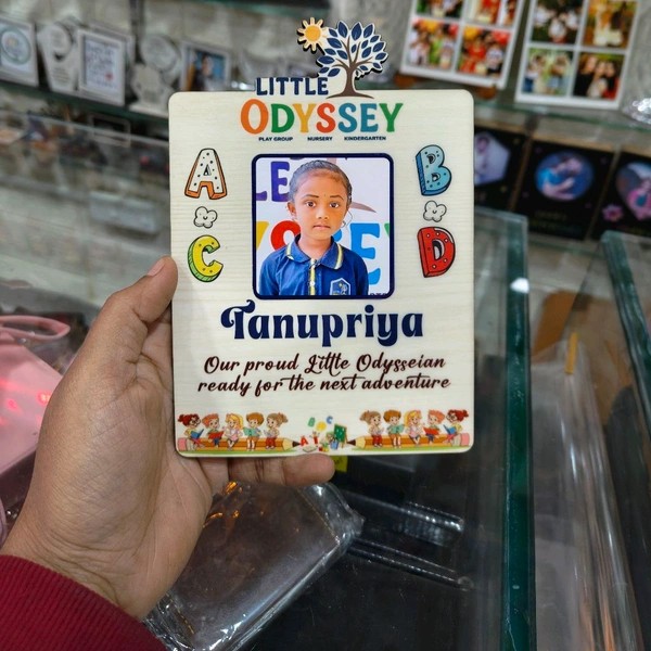 Personalized Pre-School Graduation MDF Photo Frame – Little Odyssey Theme - 200 Qty