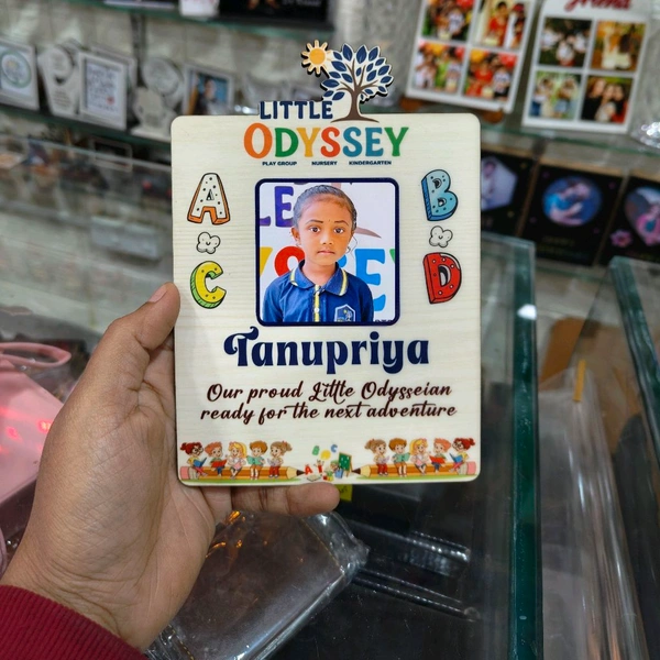 Personalized Pre-School Graduation MDF Photo Frame – Little Odyssey Theme - 200 Qty