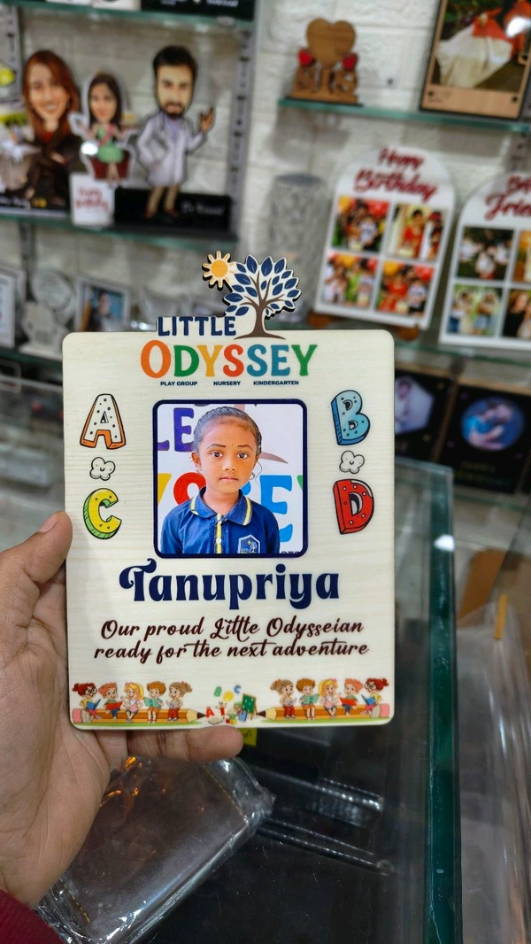 Personalized Pre-School Graduation MDF Photo Frame – Little Odyssey Theme - 200 Qty