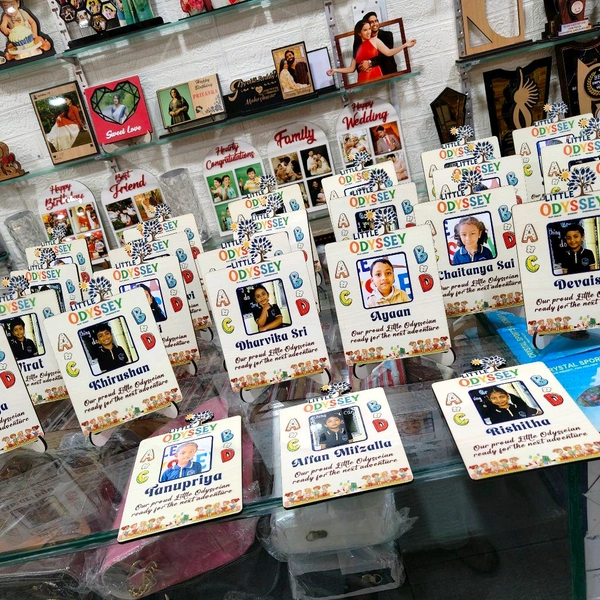 Personalized Pre-School Graduation MDF Photo Frame – Little Odyssey Theme - 50 Qty