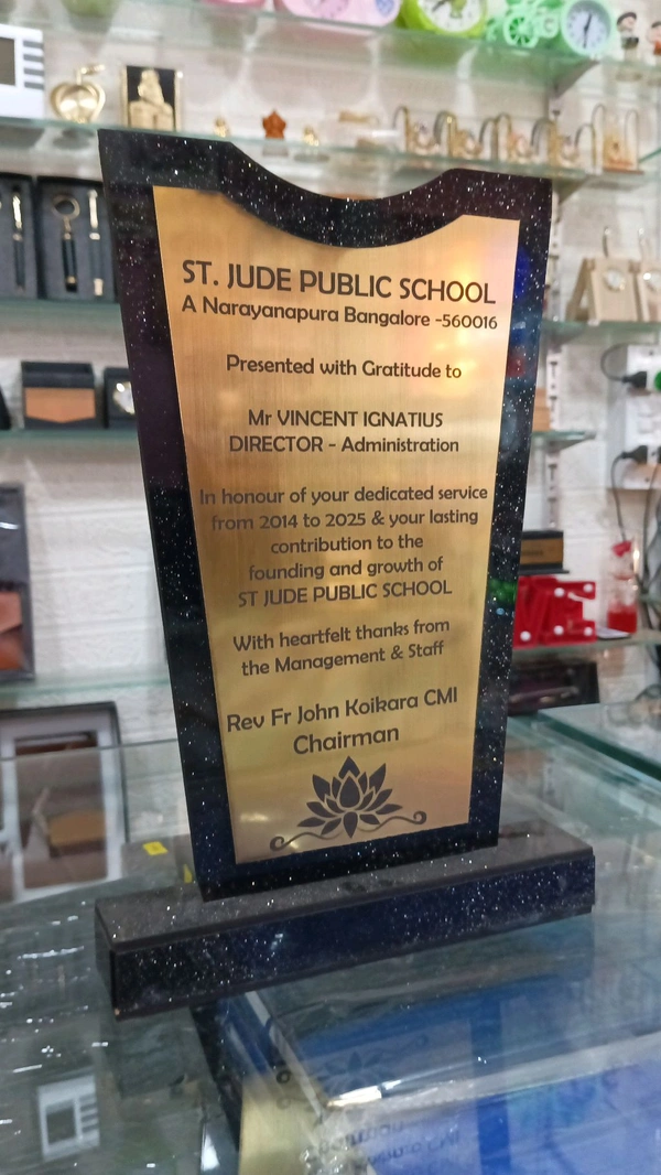 MDF Wooden Memento / Trophy (MWM-01)