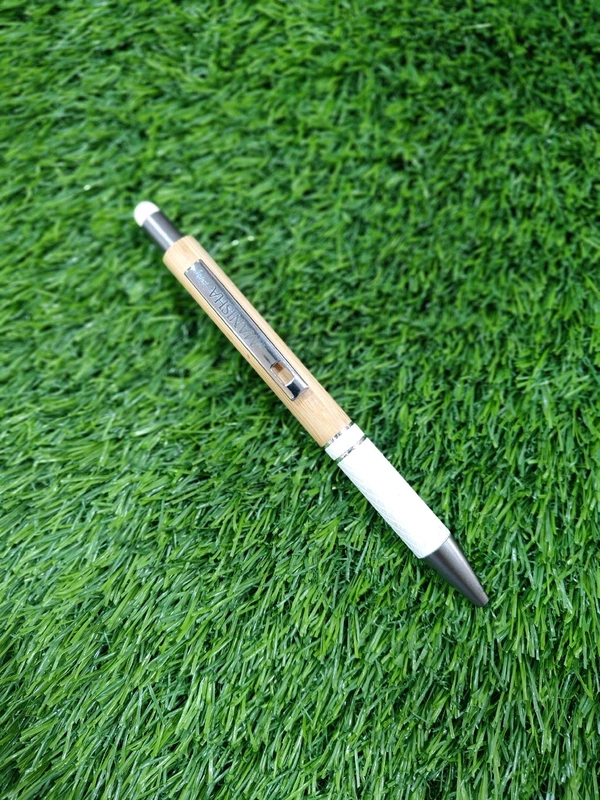 White Bamboo Pen with Stylus - Regular Price