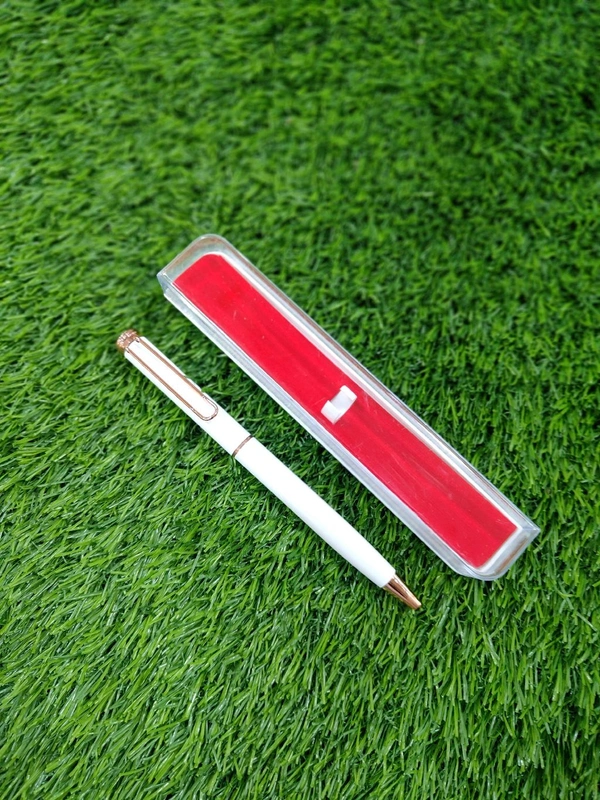 White with Rose Gold Rim Pen - Regular Price