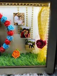 Couple with Floral Arch - Cutout LED Box Frame - 8x14" Inch - Member Price