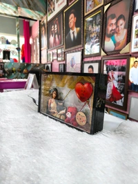 Girl with Golden Zari - Cutout Miniature LED BOX MAZ06 - A4 size - Member Price