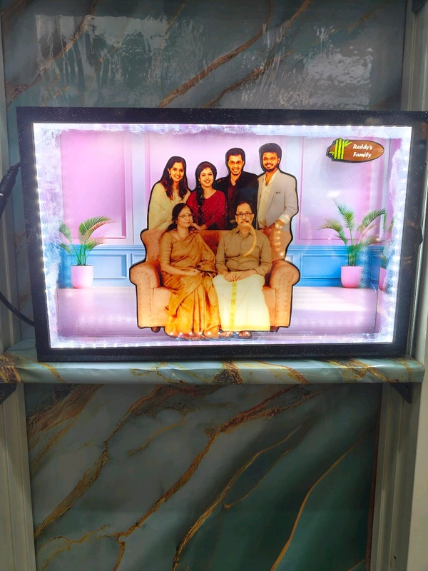 Family - Cutout Miniature LED BOX MAZ03 - A4 size - Regular Price