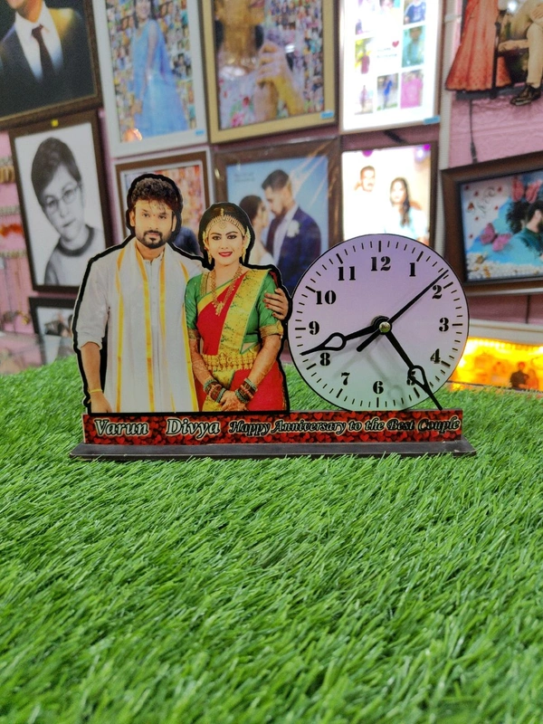 Clock with Photo Cutout - Customized Cutout Frame - Member Price