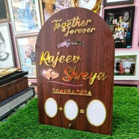 Rectangle Round Head shaped - Wedding Thumb Print Frame - Member Price