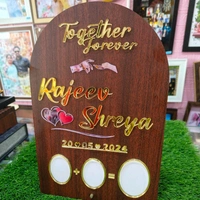 Rectangle Round Head shaped - Wedding Thumb Print Frame - Member Price