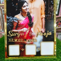 Rectangle Photo Printed - Wedding Thumb Print Frame - Member Price