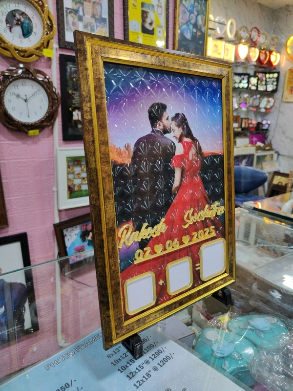 3D Laminted Thumb Print Frame - A3 size - Regular Price