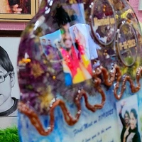 Floral Shape Double Theme Resin Frame - 12x12" Inch Size - Member Price