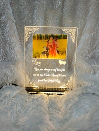 Love Message with Photo Acrylic - Single LED - Regular Price