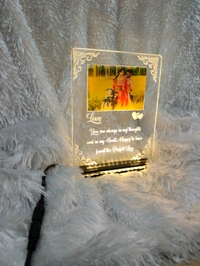 Love Message with Photo Acrylic - Single LED - Regular Price