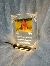 Love Message with Photo Acrylic - Single LED - Member Price