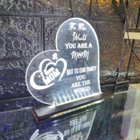 I Love Mom Acrylic - Single LED - Member Price