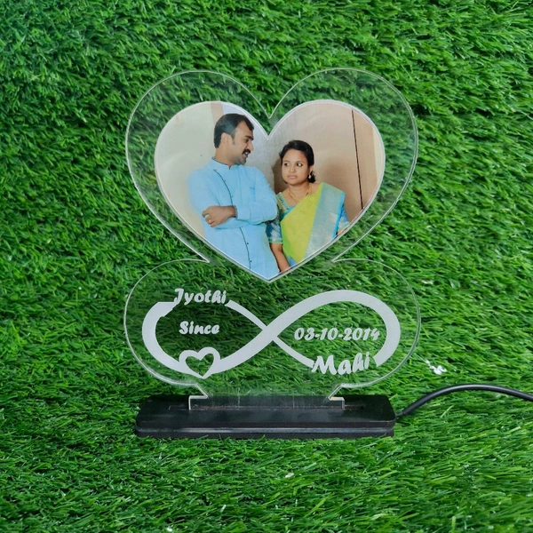 Infinity Love with Photo Acrylic - Single LED - Member Price