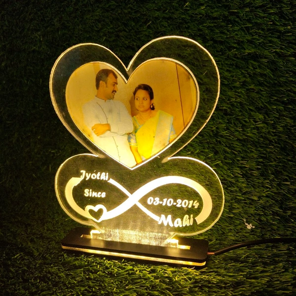 Infinity Love with Photo Acrylic - Single LED - Member Price
