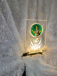 Best Teacher Ever with Photo Acrylic - Single LED - Member Price