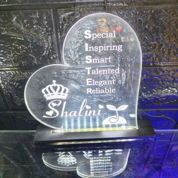 Sister with Brief Acrylic - Single LED - Member Price