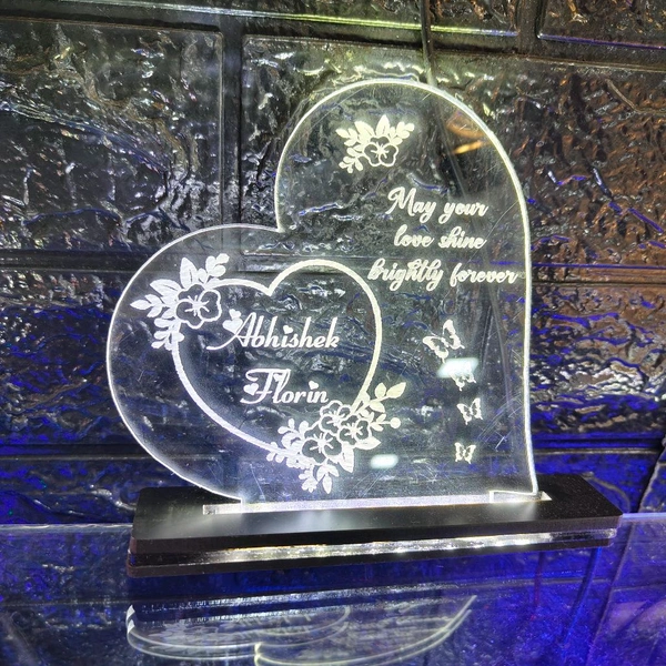 Years of Togetherness Forever to Go Acrylic - Single LED - Regular Price