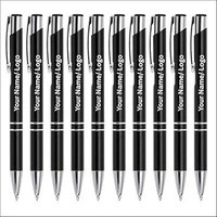 Personalized Metal Black Pen with Name Engraving - 250 Qty