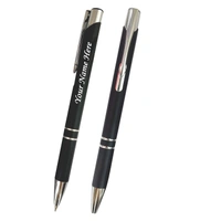 Personalized Metal Black Pen with Name Engraving - 250 Qty