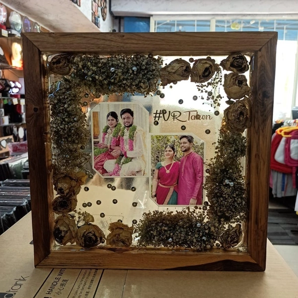 12x12" Inch - Resin Wooden Box Frame - Member Price