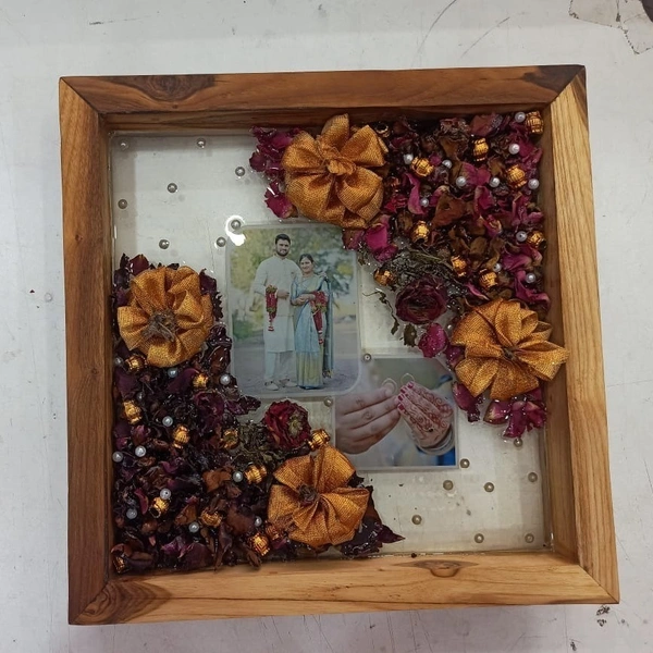12x12" Inch - Resin Wooden Box Frame - Member Price