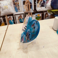 Heart Resin - 8" Inch Blue base Birthday theme - Regular Price