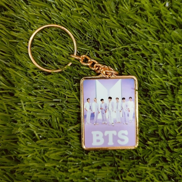 Gold Metal Coated Keychain - Rectangle Shape - Member Price