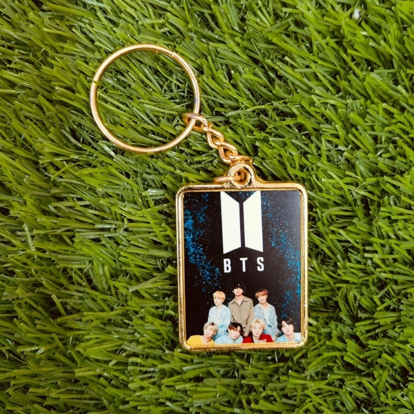 Gold Metal Coated Keychain - Rectangle Shape - Member Price