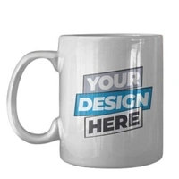 Personalized White Coffee Mug 325ml – Custom Photo, Logo & Text Printing - 50 Qty