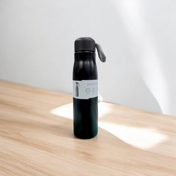 Hot & Cold Sport Bottle - Black Color - Regular Price