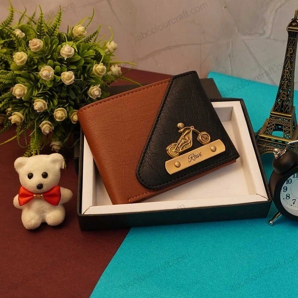 Flap Wallet - Tan & Black - Member Price