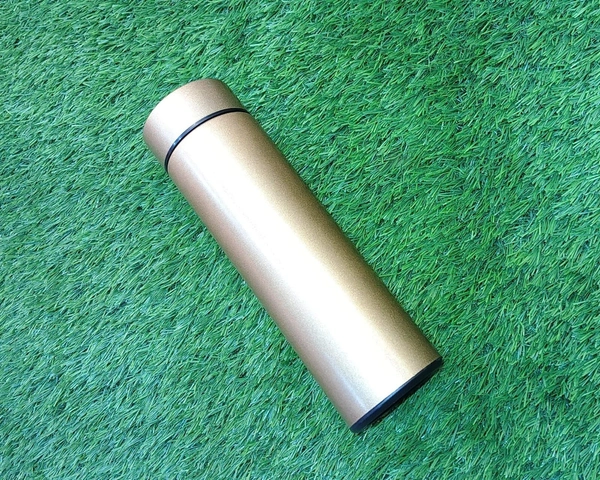 Engraved Temperature Bottle - Gold Colour