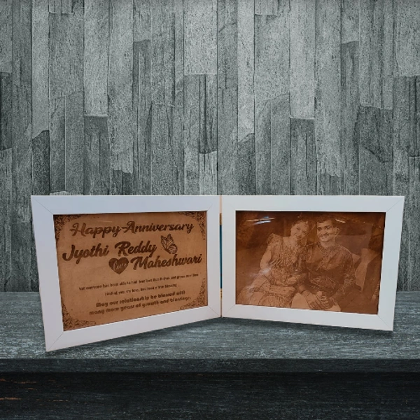 8x12" Inch - Etched Together Book Type Frame - Regular price