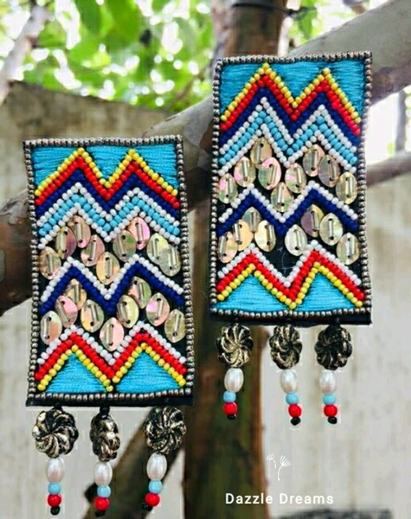 Colourful Beads Earrings