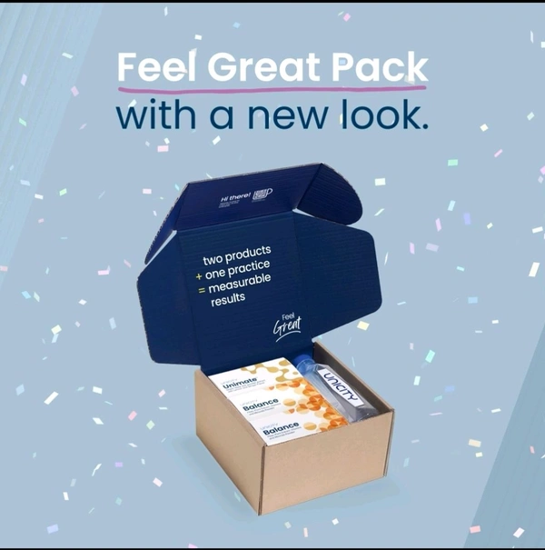 UNICITY FEEL GREAT PACK - 6"X3"x4", Web Orange