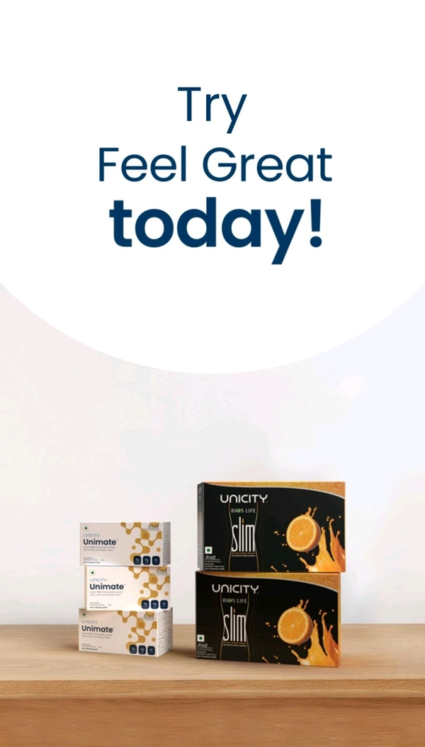 UNICITY FEEL GREAT PACK - 6"X3"x4", Web Orange